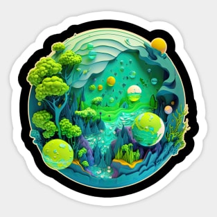 Steaming Universe Sticker